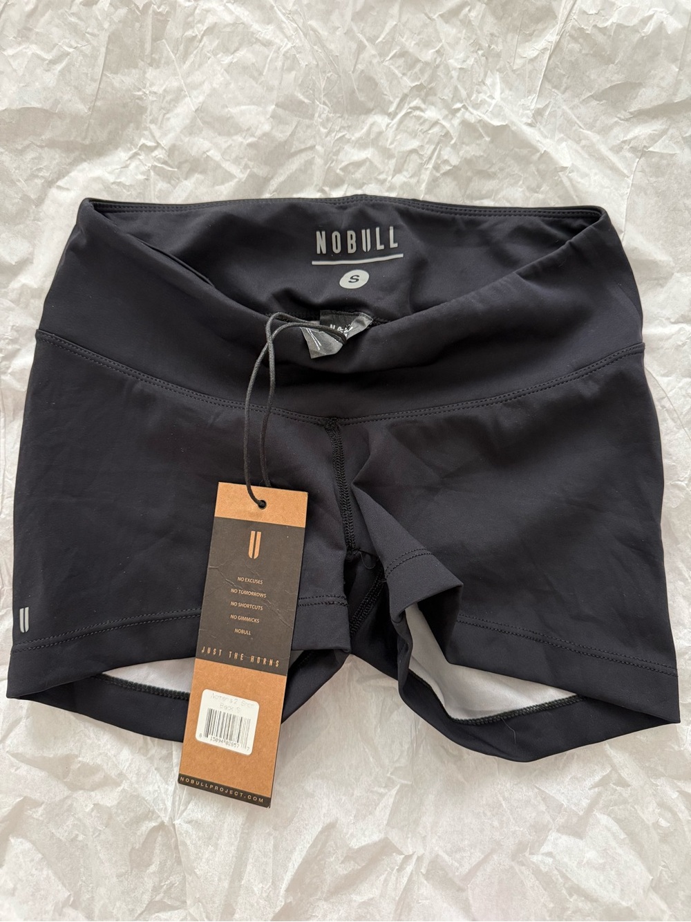 NEW NOBULL Women’s Black High-Waist Bike Shorts